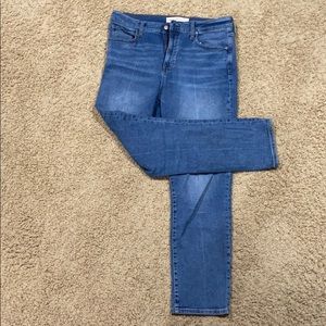 Straight high-rise gap jeans
